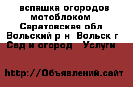 вспашка огородов мотоблоком - Саратовская обл., Вольский р-н, Вольск г. Сад и огород » Услуги   